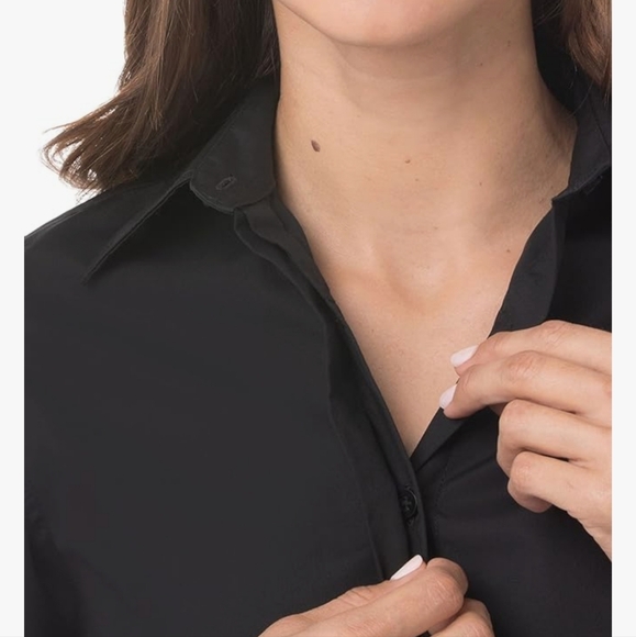 *NWT Chef Works Women's Basic Dress Shirt 2x. - Picture 3 of 7